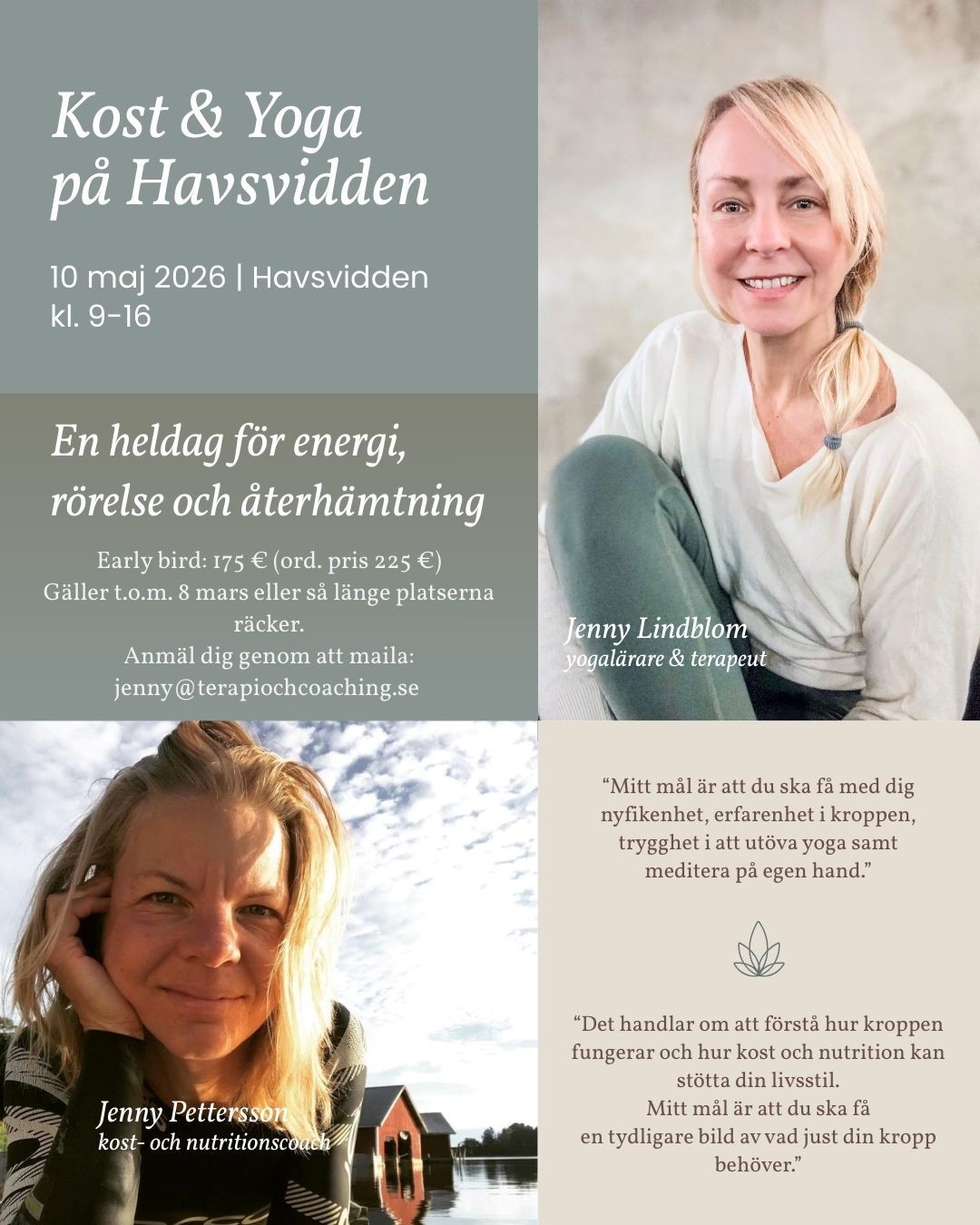 Kost & Yoga på Havsvidden